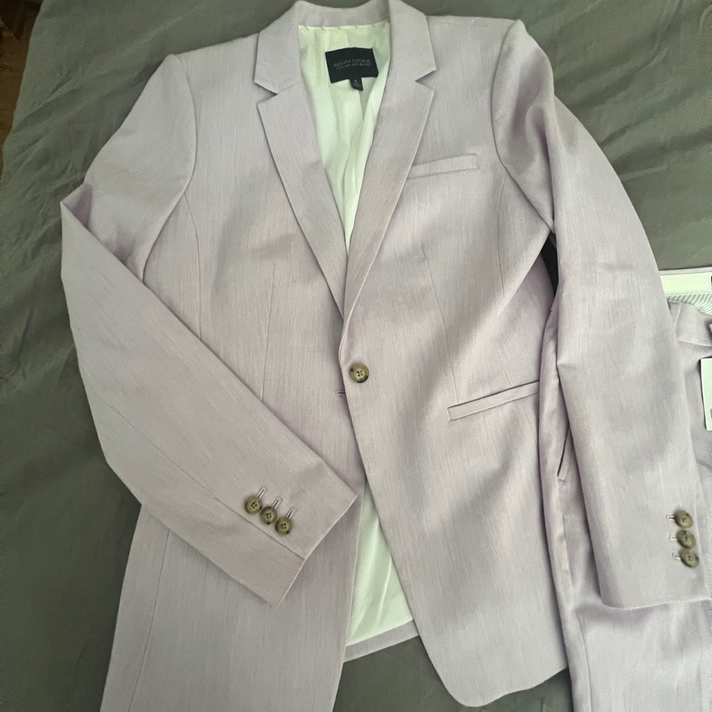 Banana Republic Lavender Long & Lean Suit Jacket - Picture 4 of 4